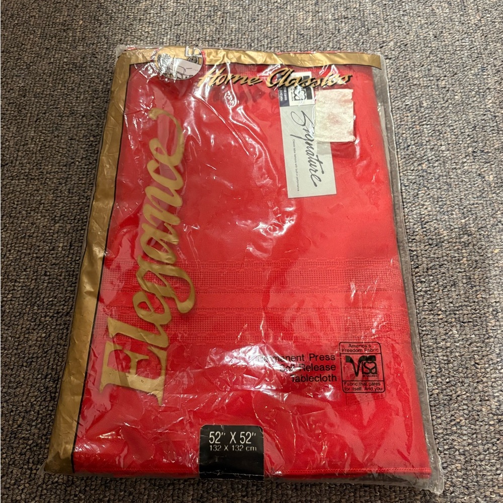 New Red Elegance Tablecloth